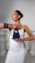 BORSA CROCHET BRILLANTINI
